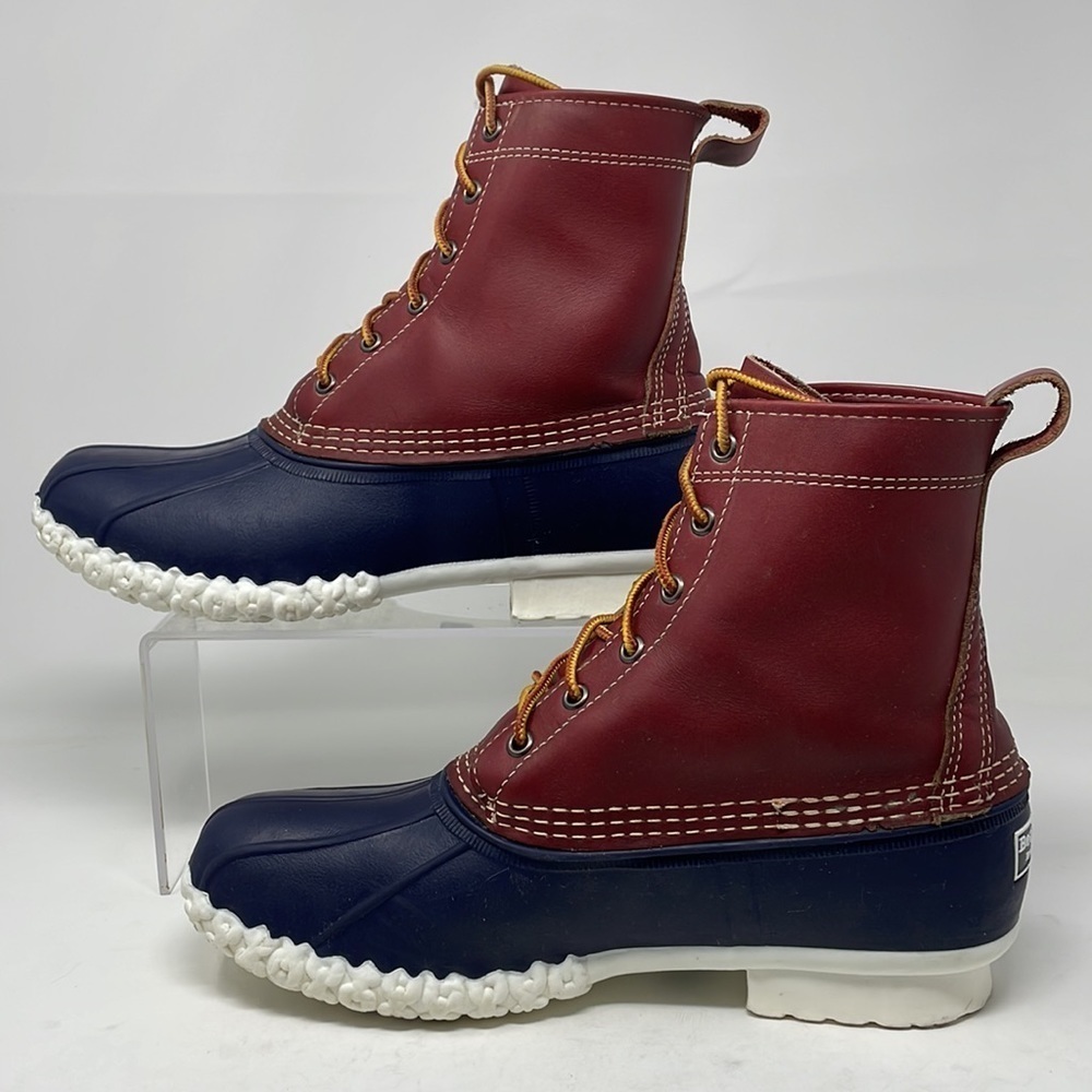 MADE IN USA 🇺🇸 Men's Small Batch L.L.Bean 8” Duck Boots SZ9 (Women’s 10.5) - Picture 3 of 15